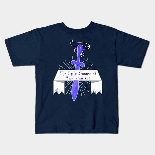 The Split Sword of Swanstantine, Season 3 Episode 14 Kids T-Shirt by Amores Patos 